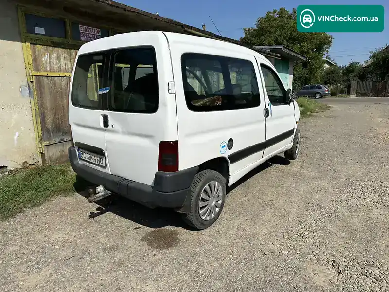 Peugeot Partner 2002, фото з оголошення 2 з 6, VIN VF3GBKFWB96010501