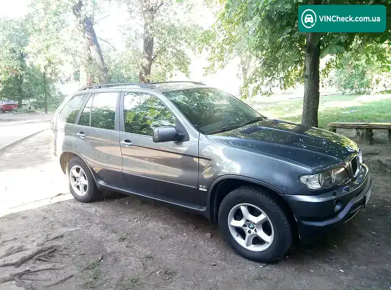 BMW X5 2002, фото з оголошення 1 з 5, VIN 5UXFA53502LP49179