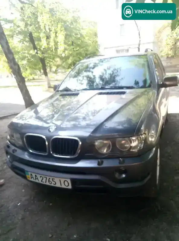 BMW X5 2002, фото з оголошення 2 з 5, VIN 5UXFA53502LP49179