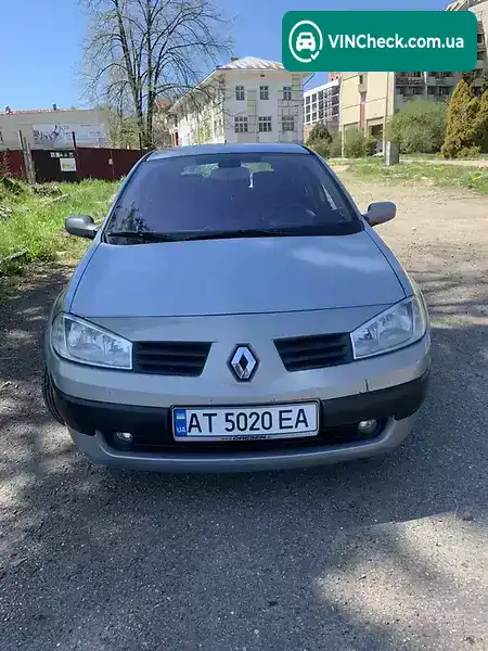 Renault Megane 2003, фото з оголошення, VIN VF1BMRF0530214891