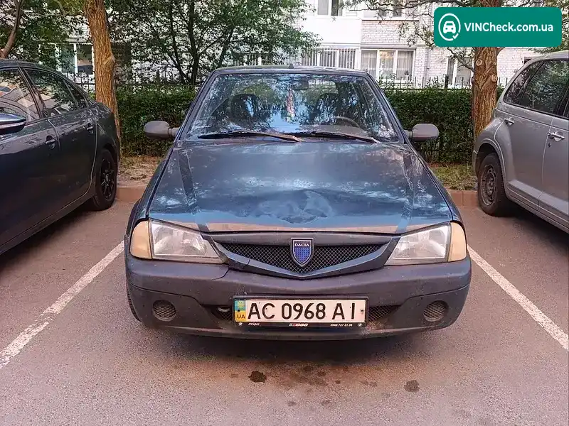 Dacia Solenza 2004, фото з оголошення 1 з 16, VIN UU1R5A71543413613