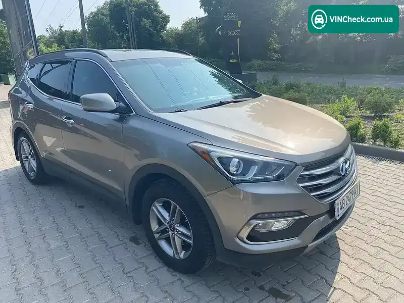 Hyundai Santa FE 2016, фото з оголошення 2 з 8, VIN 5XYZU3LB1HG426666