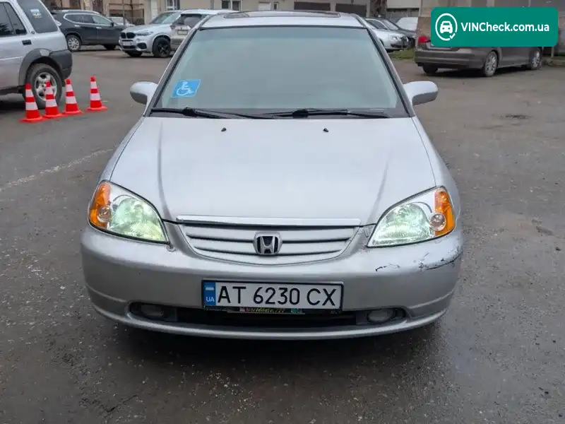Honda Civic 2001, фото з оголошення 2 з 13, VIN 2HGES26731H605077