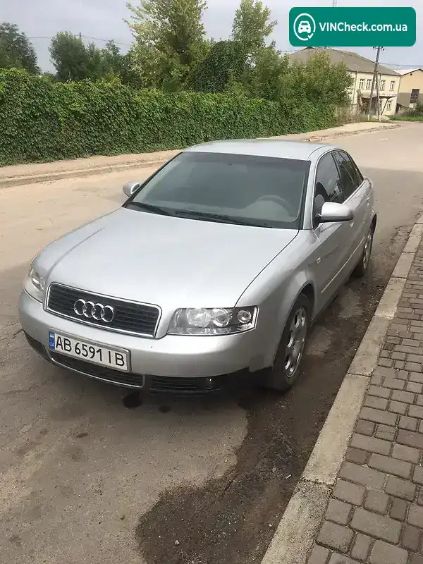 Audi A4 2000, фото з оголошення 1 з 8, VIN WAUZZZ8EZ1A001694