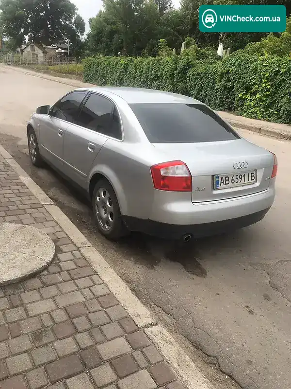 Audi A4 2000, фото з оголошення 2 з 8, VIN WAUZZZ8EZ1A001694