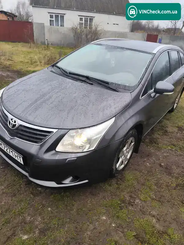 Toyota Avensis 2010, фото з оголошення 2 з 11, VIN SB1EE76LX0E010379