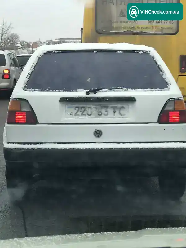 Volkswagen Golf 1988, фото з оголошення 2 з 2, VIN WVWZZZ19ZJW419243