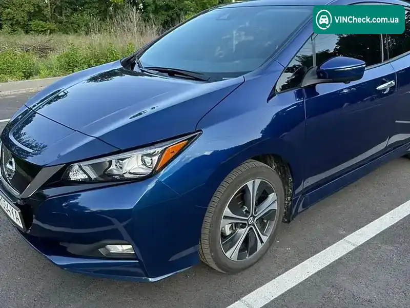 Nissan Leaf 2021, фото з оголошення 2 з 15, VIN 1N4BZ1DV7MC556777