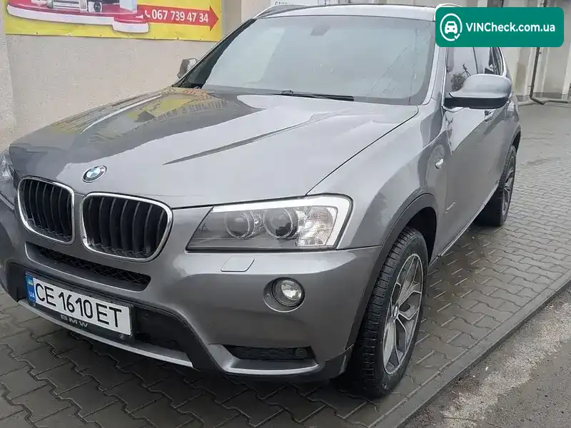 BMW X3 2013, фото з оголошення 1 з 21, VIN WBAWY310900A67781