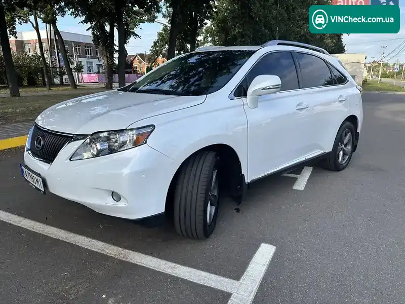 Lexus RX 2010, фото з оголошення 1 з 20, VIN 2T2BK1BA1AC046907