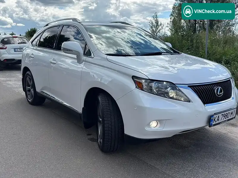 Lexus RX 2010, фото з оголошення 2 з 20, VIN 2T2BK1BA1AC046907