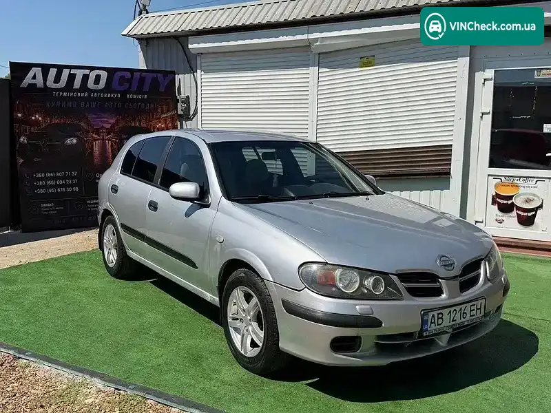 Nissan Almera 2000, фото з оголошення 1 з 15, VIN SJNFAAN16U0010170