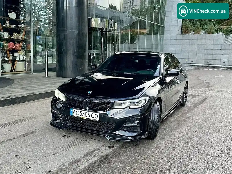 BMW 3 Series 2019, фото з оголошення 2 з 10, VIN 3MW5R7J0XL8B21757