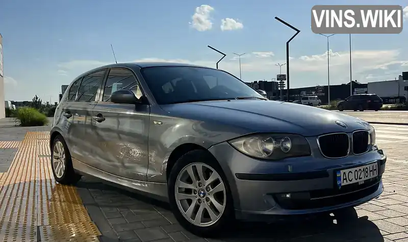BMW 1 Series 2007, фото з оголошення 2 з 17, VIN WBAUE31070E079069