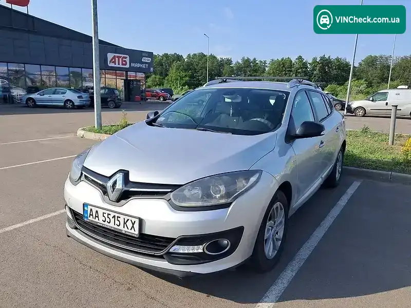 Renault Megane 2015, фото з оголошення 1 з 20, VIN VF1KZ0R0252602885