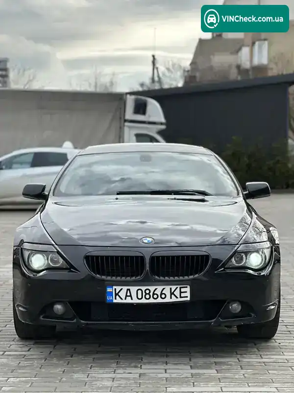 BMW 6 Series 2006, фото з оголошення 1 з 18, VIN WBAEH31020B702840