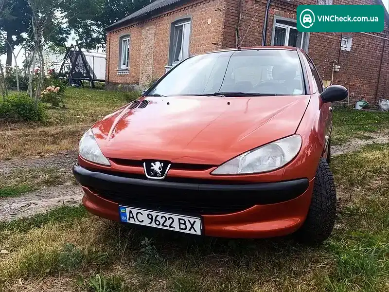 Peugeot 206 2000, фото з оголошення 1 з 16, VIN VF32AWJYF41223470