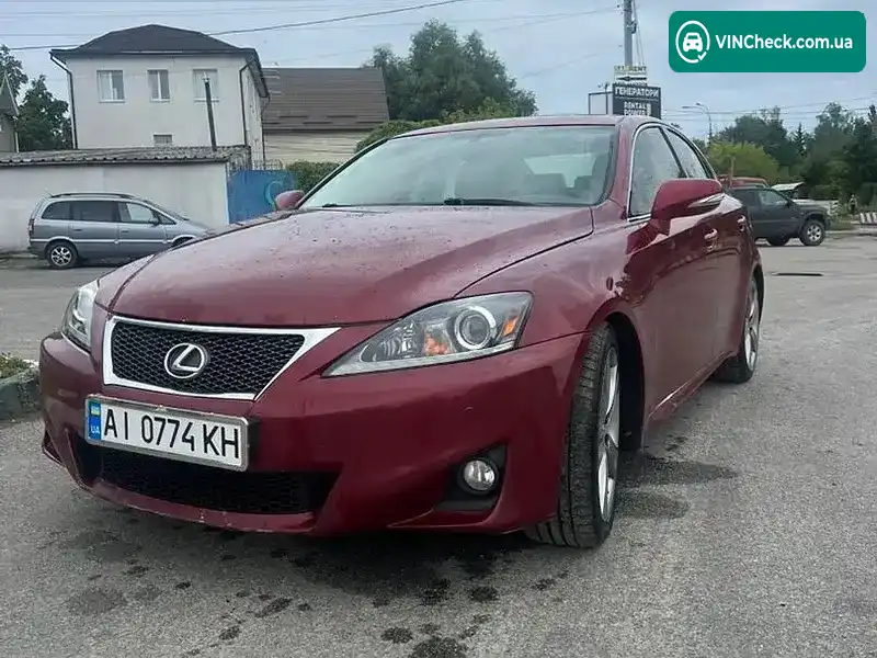 Lexus IS 2011, фото з оголошення 1 з 10, VIN JTHBF5C29C5162894