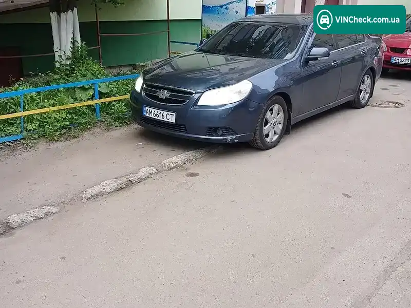 Chevrolet Epica 2008, фото з оголошення 1 з 12, VIN KL1LA69LE8B099359