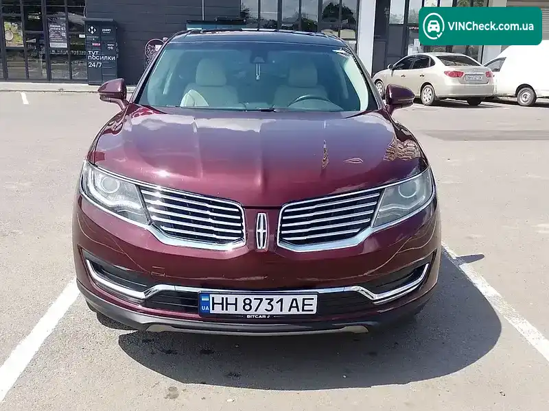 Lincoln MKX 2017, фото з оголошення 2 з 12, VIN 2LMPJ6LR4JBL19507