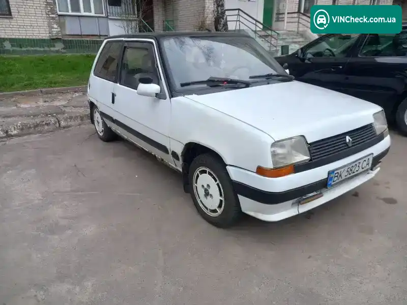 Renault 5 1987, фото з оголошення 1 з 6, VIN VF1C40H0400936952