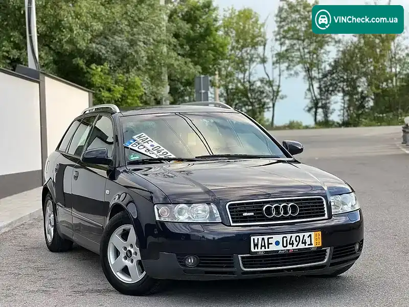 Audi A4 2003, фото з оголошення 1 з 20, VIN WAUZZZ8E23A380651