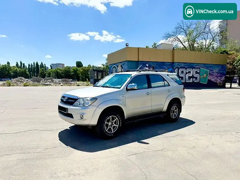 Toyota Fortuner 2007, фото з оголошення 1 з 9, VIN MHFYX59G708000420