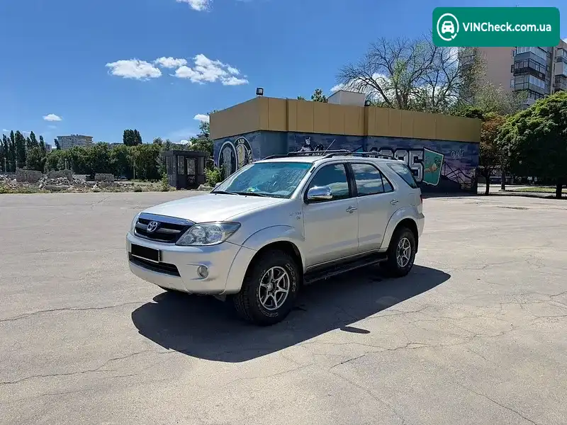 Toyota Fortuner 2007, фото з оголошення 2 з 9, VIN MHFYX59G708000420