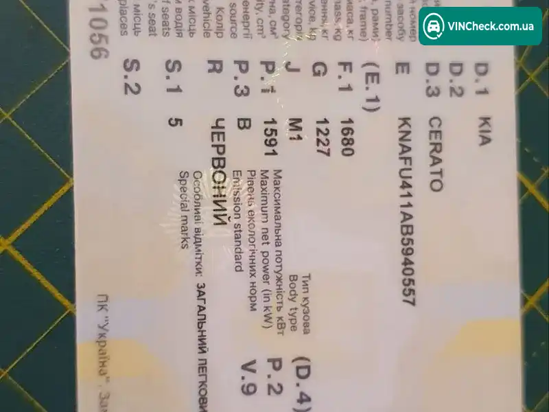 Kia Cerato 2011, фото з оголошення 1 з 20, VIN KNAFU411AB5940557