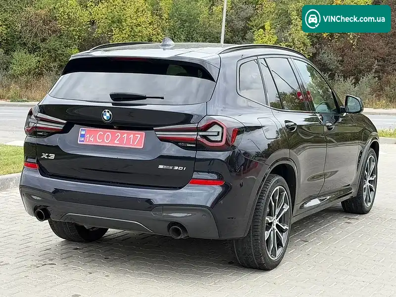 BMW X3 2021, фото з оголошення 2 з 20, VIN 5UXTY3C04M9H95625