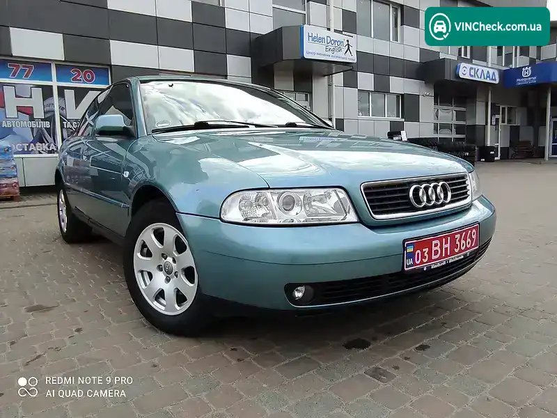 Audi A4 2000, фото з оголошення 2 з 20, VIN WAUZZZ8DZYA011702