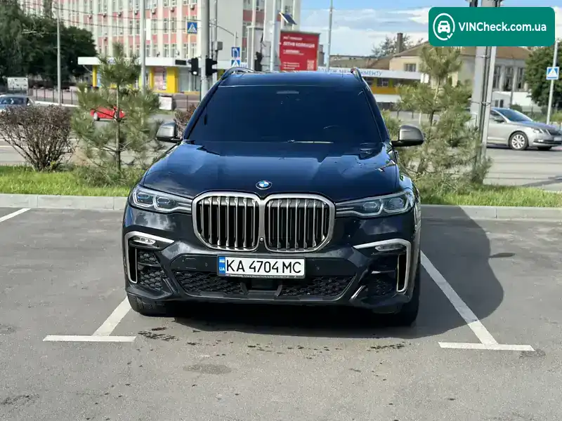 BMW X7 2019, фото з оголошення 1 з 21, VIN WBACX61020LE34347