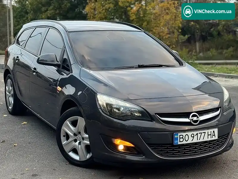 Opel Astra 2014, фото з оголошення 1 з 20, VIN W0LPD8E38E8066050