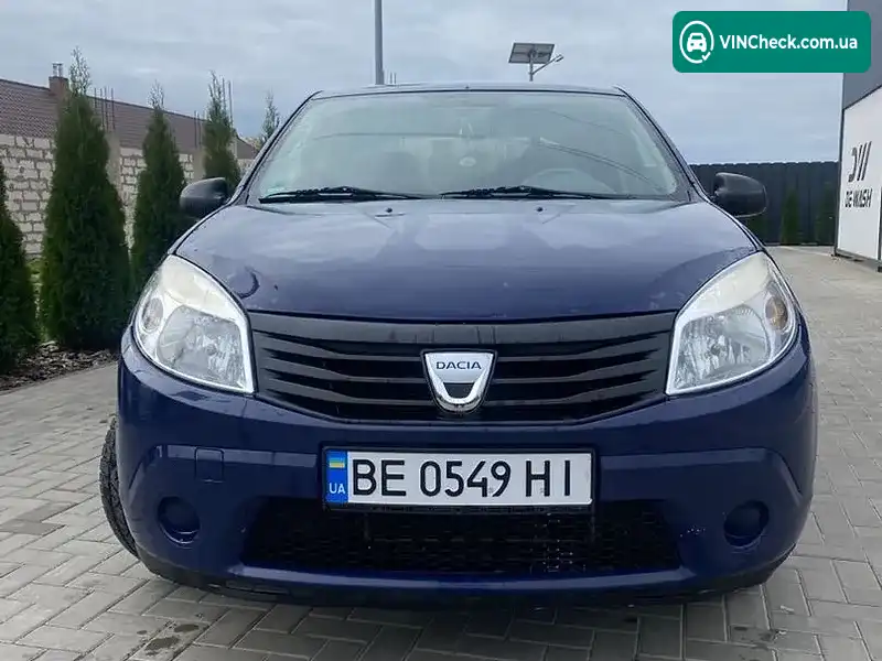 Dacia Sandero 2009, фото з оголошення 2 з 11, VIN UU1BSD4EH42168816