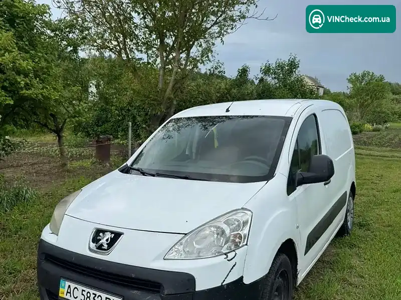 Peugeot Partner 2012, фото з оголошення 1 з 8, VIN VF37A9HN0CN507872