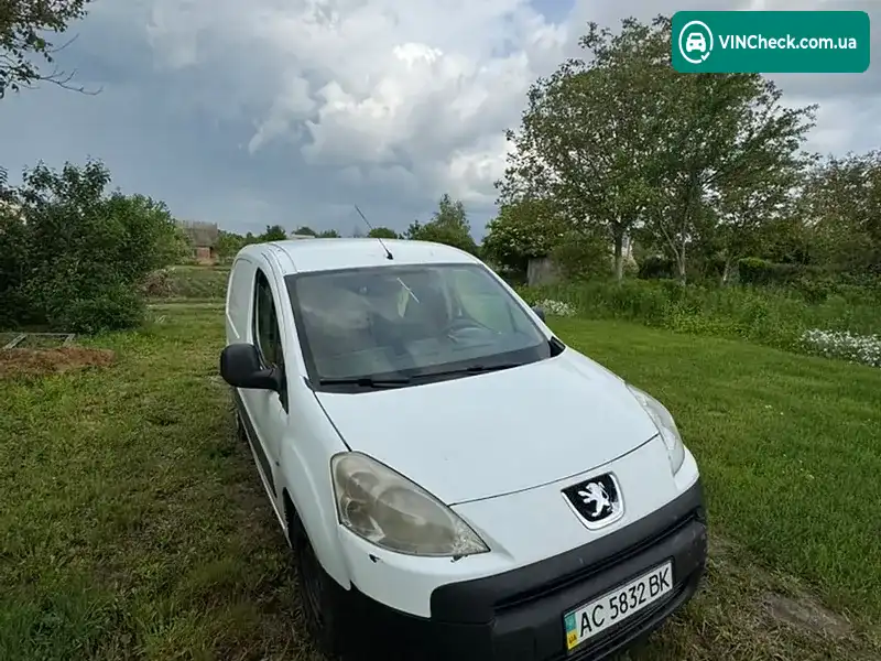 Peugeot Partner 2012, фото з оголошення 2 з 8, VIN VF37A9HN0CN507872