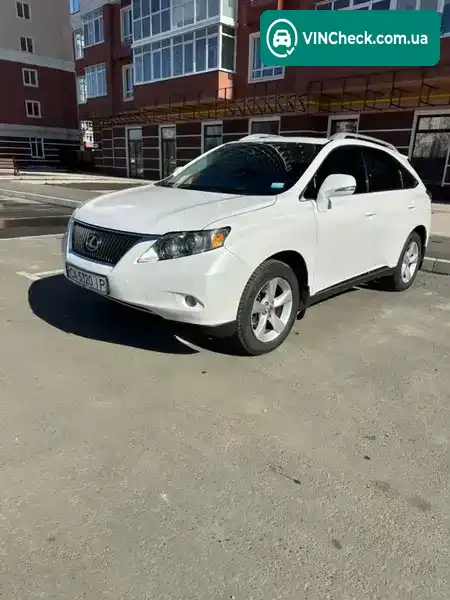 Lexus RX 2011, фото з оголошення 1 з 10, VIN 2T2BK1BA6BC102938