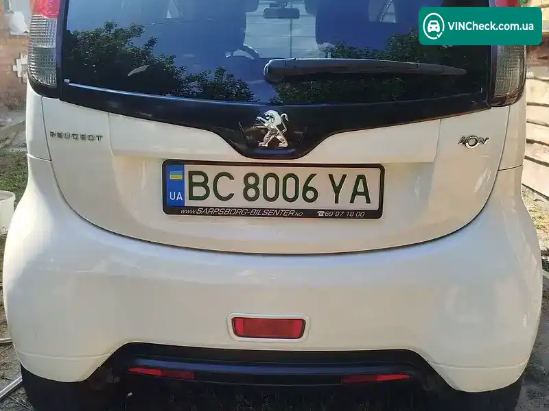 Peugeot iOn 2016, фото з оголошення 1 з 20, VIN VF31NZKYZFU802942