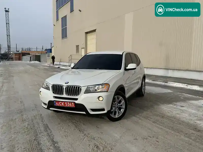BMW X3 2013, фото з оголошення 1 з 21, VIN 5UXWX9C51D0D01983