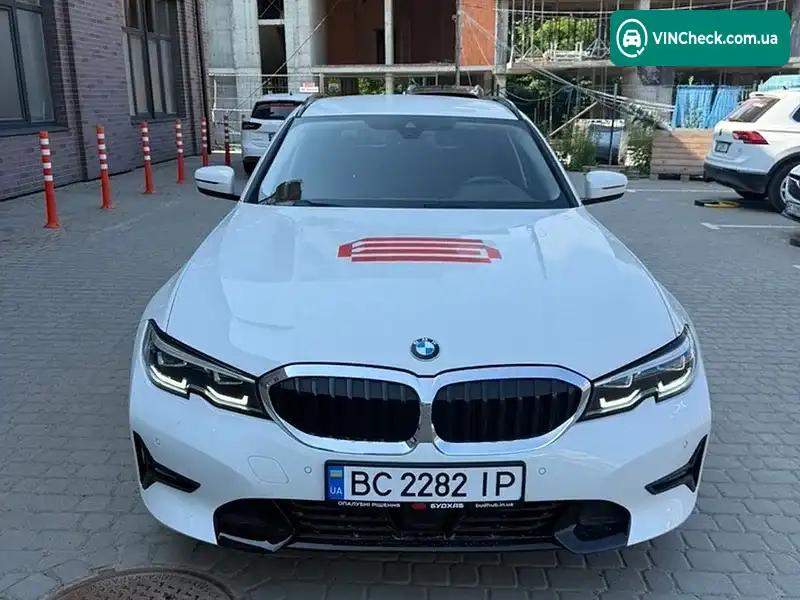 BMW 3 Series 2020, фото з оголошення 2 з 20, VIN WBA11DZ040FK16441