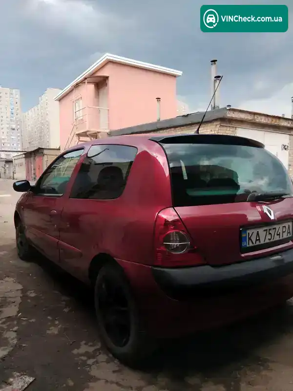 Renault Clio 2002, фото з оголошення 2 з 14, VIN VF1CB1L0A27458104