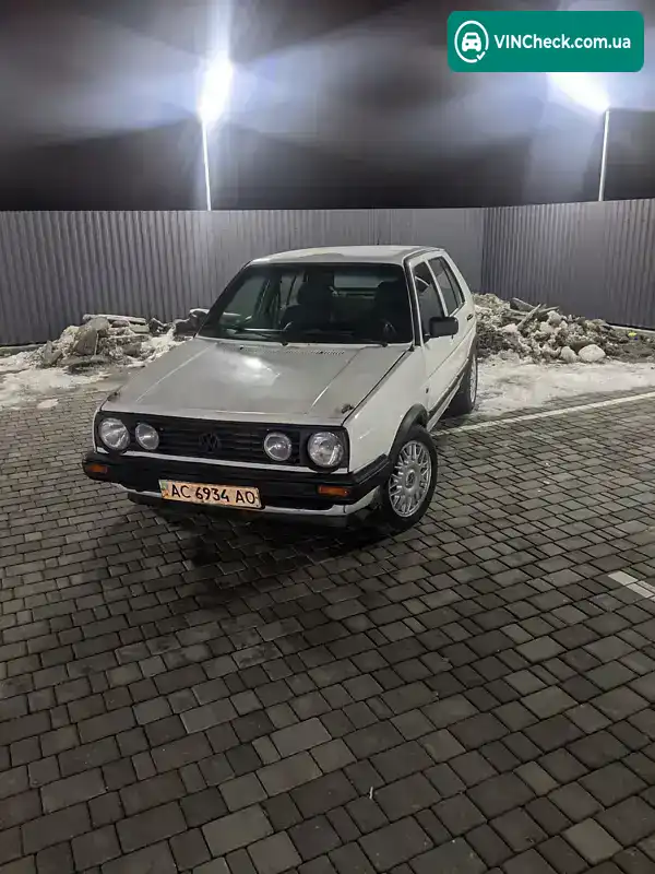 Volkswagen Golf 1989, фото з оголошення 1 з 13, VIN WVWZZZ1GZKW840251