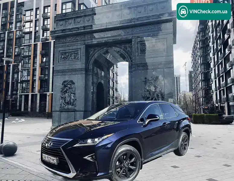 Lexus RX 2017, фото з оголошення 1 з 21, VIN JTJBAMCA102032815