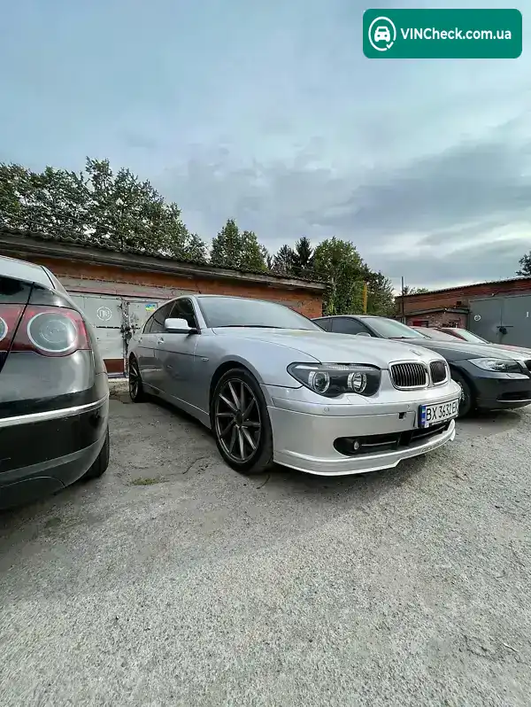 BMW 7 Series 2001, фото з оголошення 1 з 10, VIN WBAGL41040DL85628