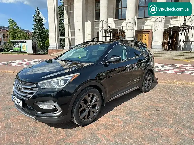 Hyundai Santa FE 2017, фото з оголошення 2 з 20, VIN 5XYZWDLA8JG518614