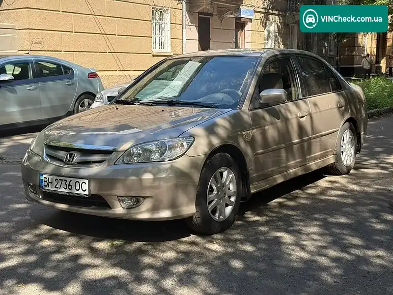 Honda Civic 2004, фото з оголошення 1 з 16, VIN NLAES76704W320035