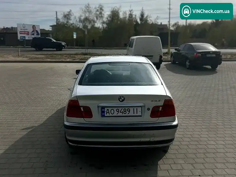 BMW 3 Series 2000, фото з оголошення 2 з 10, VIN WBAAM11020JM51502