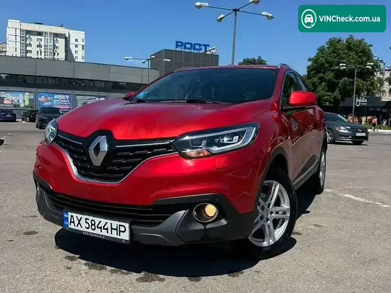 Renault Kadjar 2016, фото з оголошення 2 з 20, VIN VF1RFE00056040567