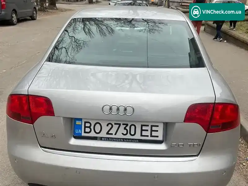 Audi A4 2005, фото з оголошення 2 з 10, VIN WAUZZZ8E36A150251