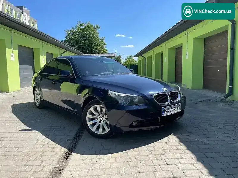 BMW 5 Series 2005, фото з оголошення 1 з 20, VIN WBANA51050CM63312
